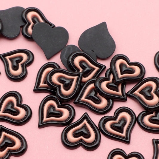 5Pcs Festive Love Heart Acrylic Charms,3D Flatback Resin Cabochons for DIY Jewelry, Earrings, Bracelets, Keychains, Festive Decor, Homemade Gifts, Phone Cases, Water Bottles, Hair Accessories