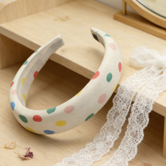 Rainbow Dots Headband