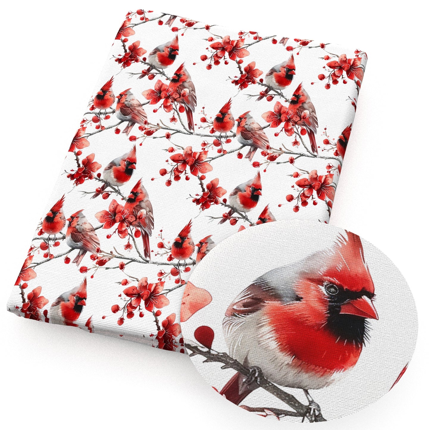 northern cardinal fabric