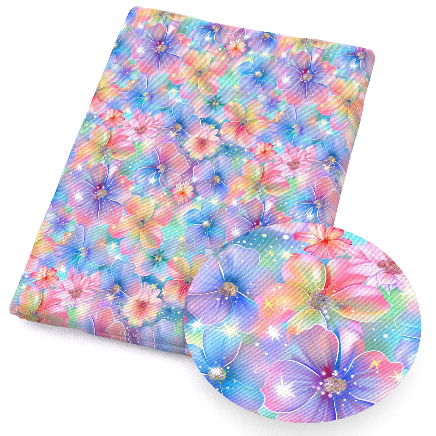flowerfloral rainbow color fabric