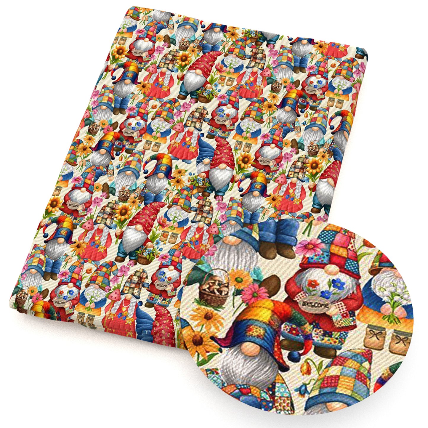 flowerfloral patchwork fabric