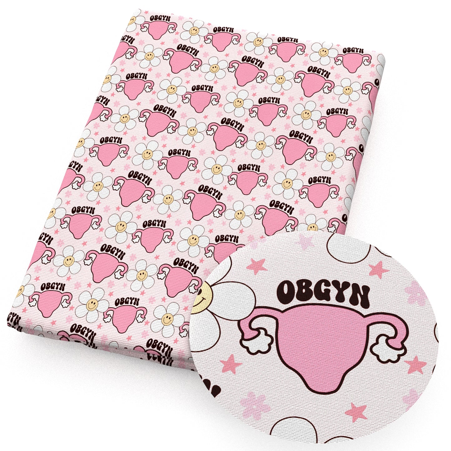 medical design theme fabric
