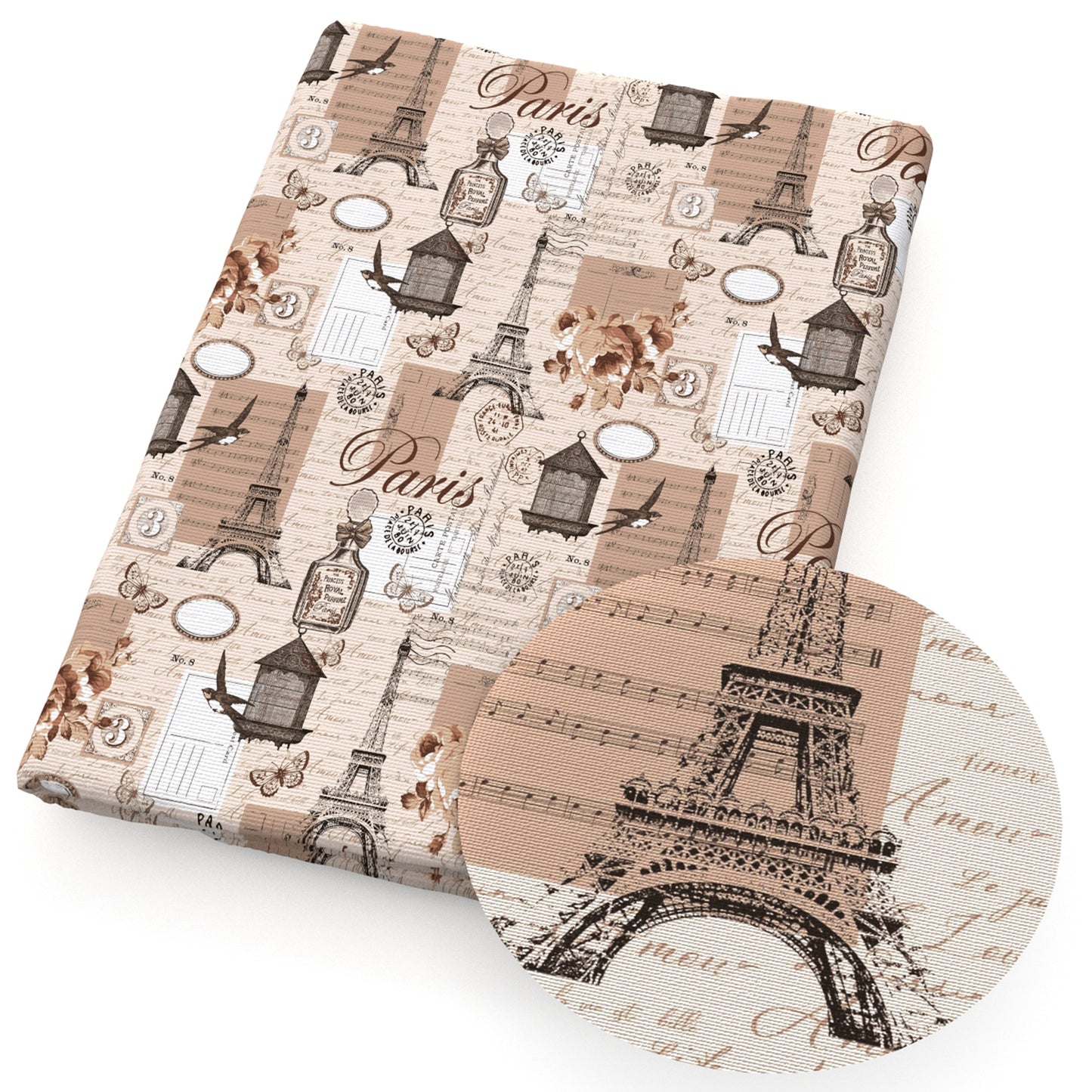 newspaper obsolescence flowerfloral fabric