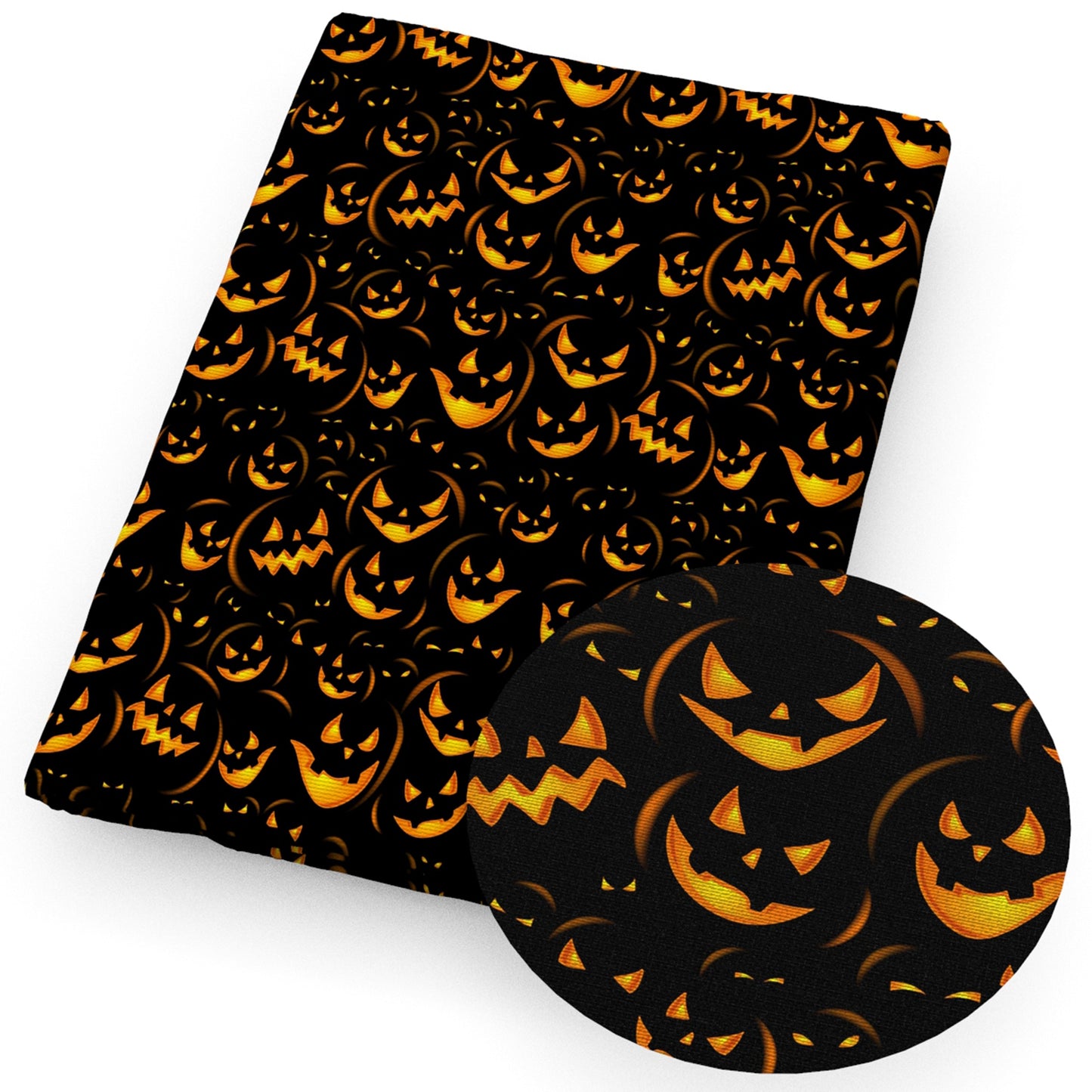halloween pumpkin fabric