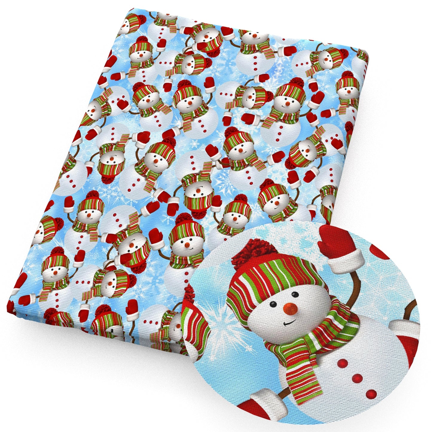snowman fabric