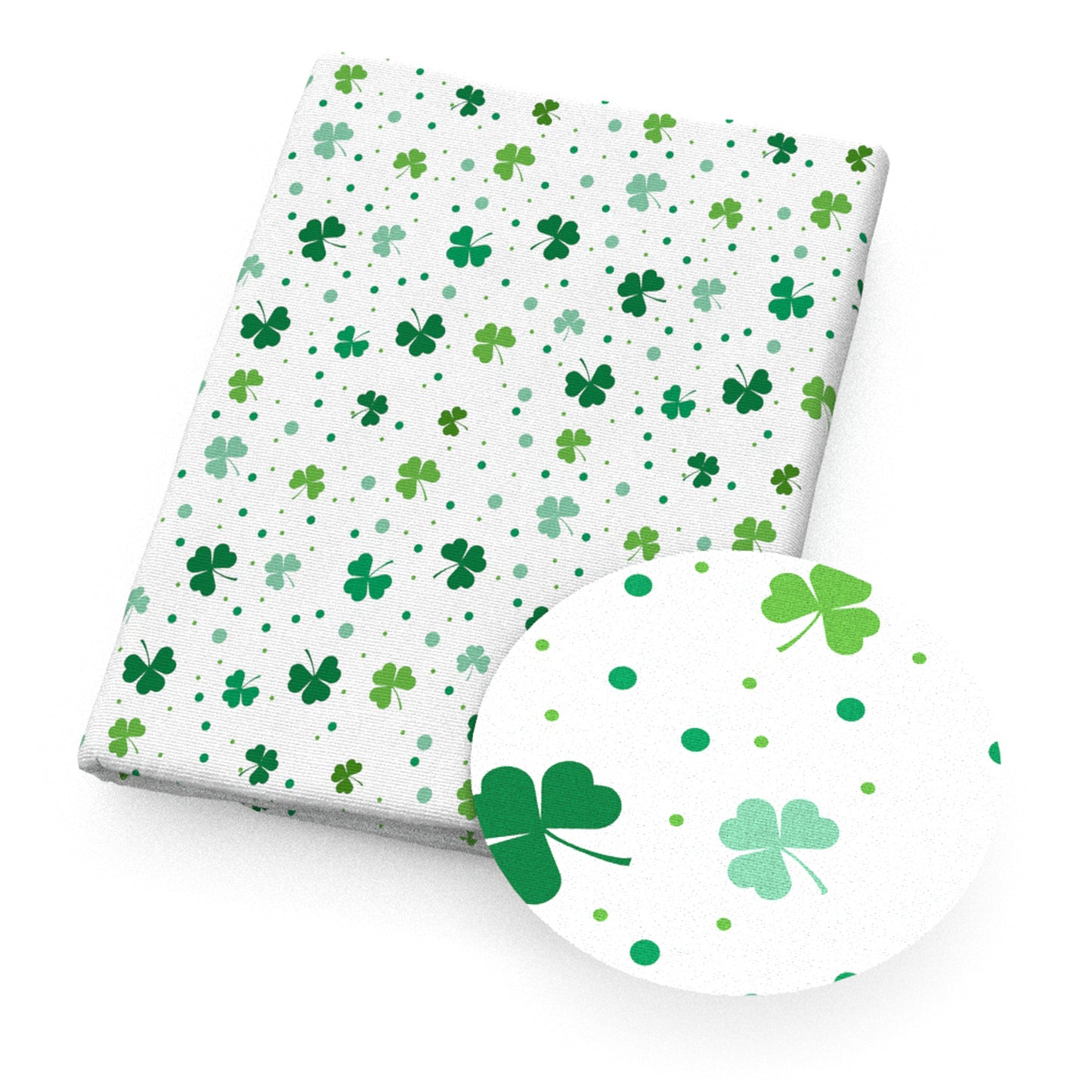 clovershamrock st. patrick's day fabric
