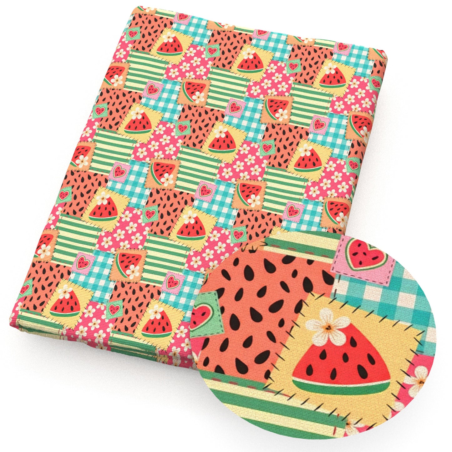 watermelon flowerfloral fabric