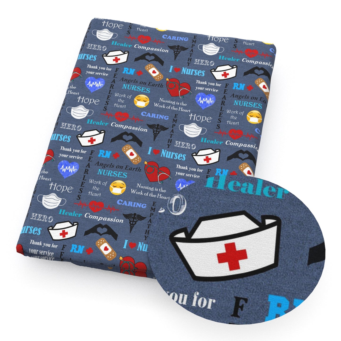 medical design theme fabric