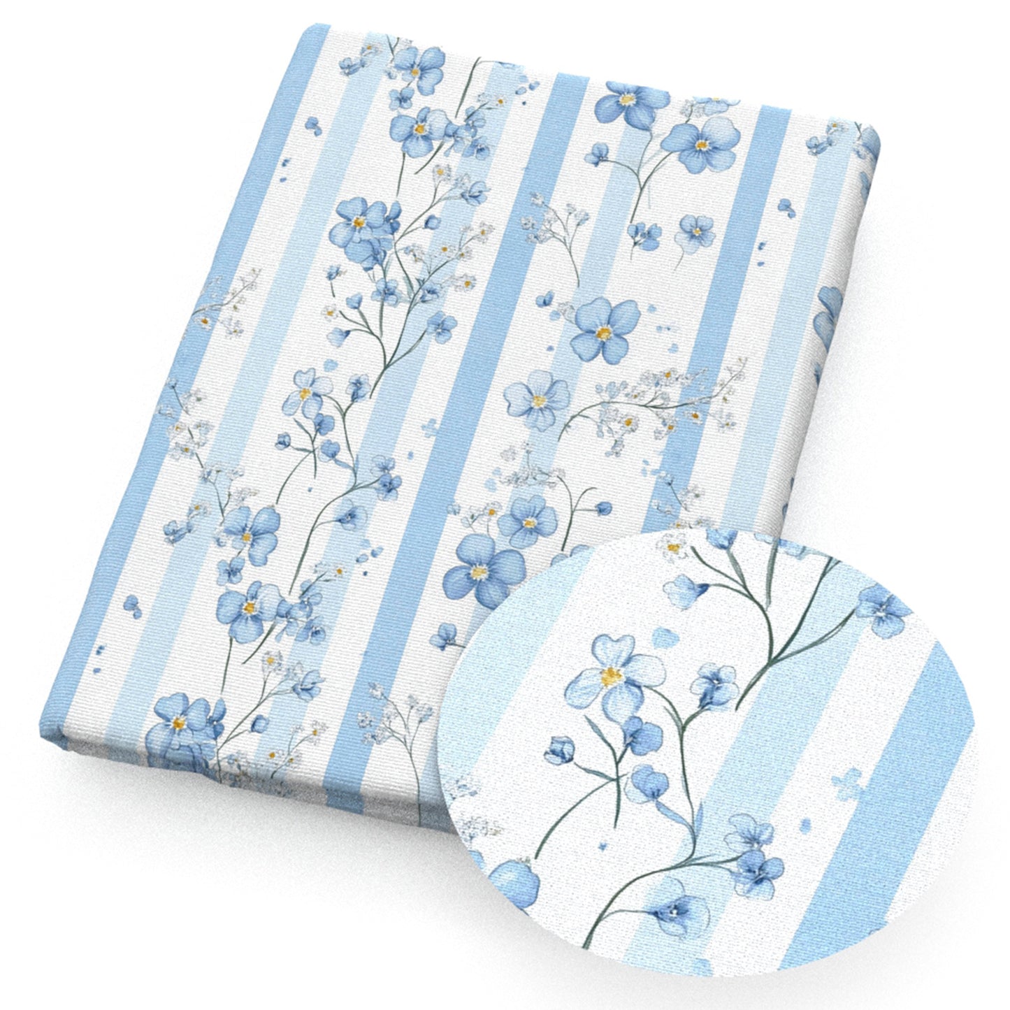 flowerfloral stripe fabric