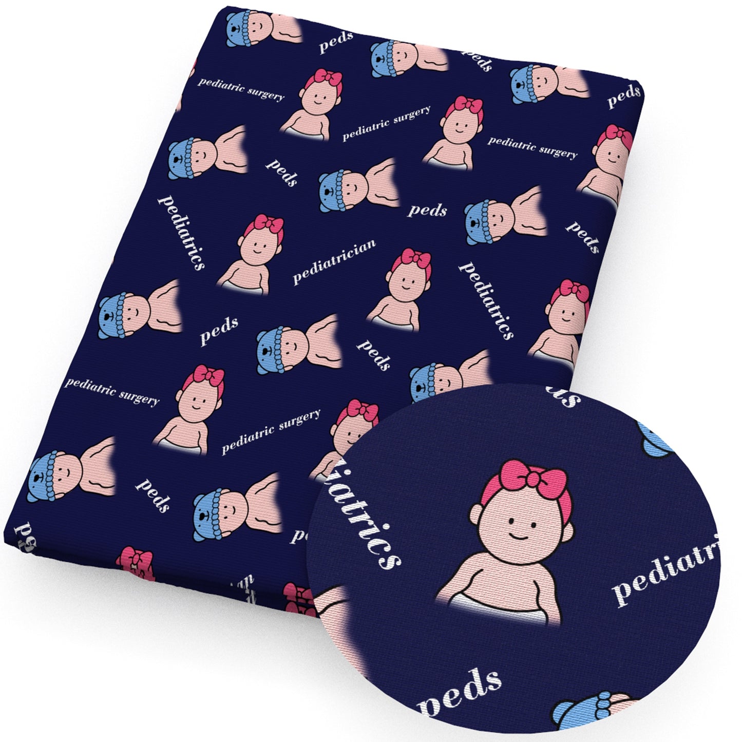 medical design theme fabric