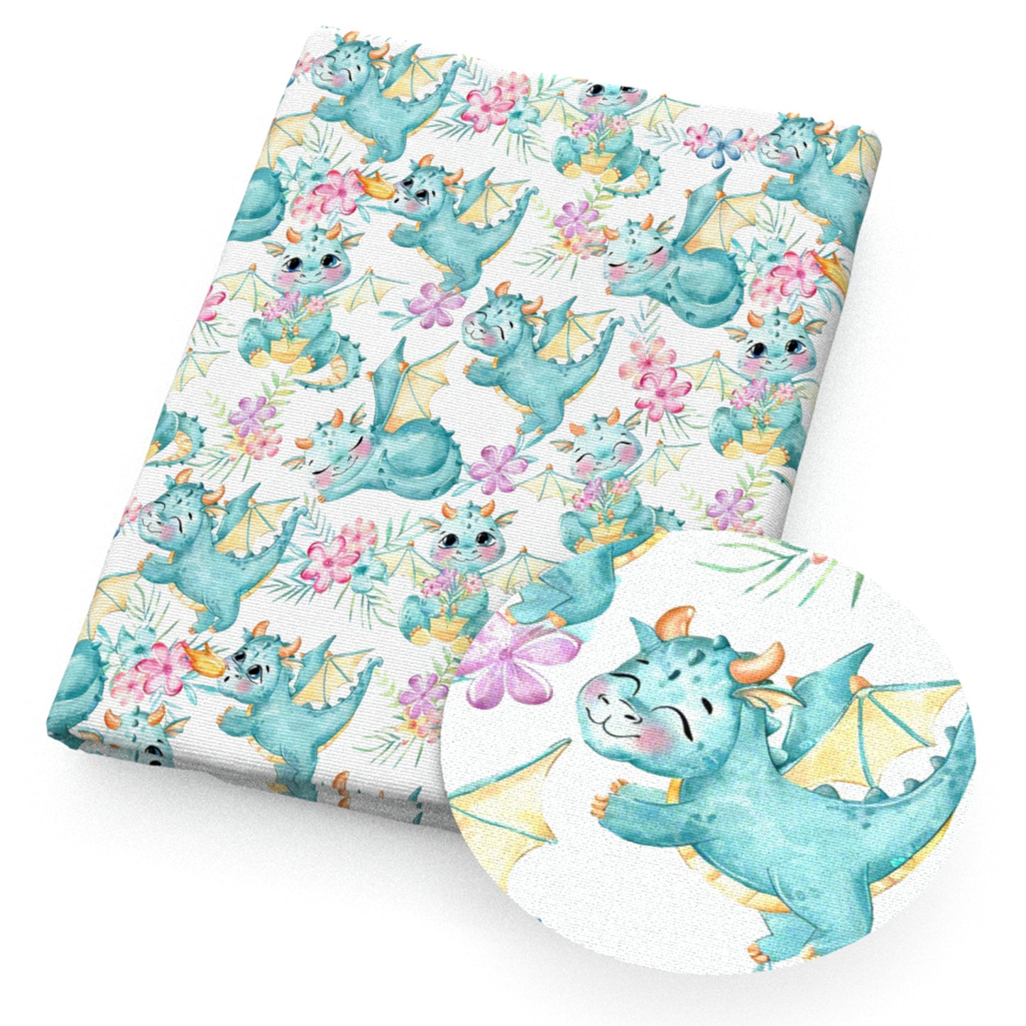 dinosaurs dino flowerfloral fabric