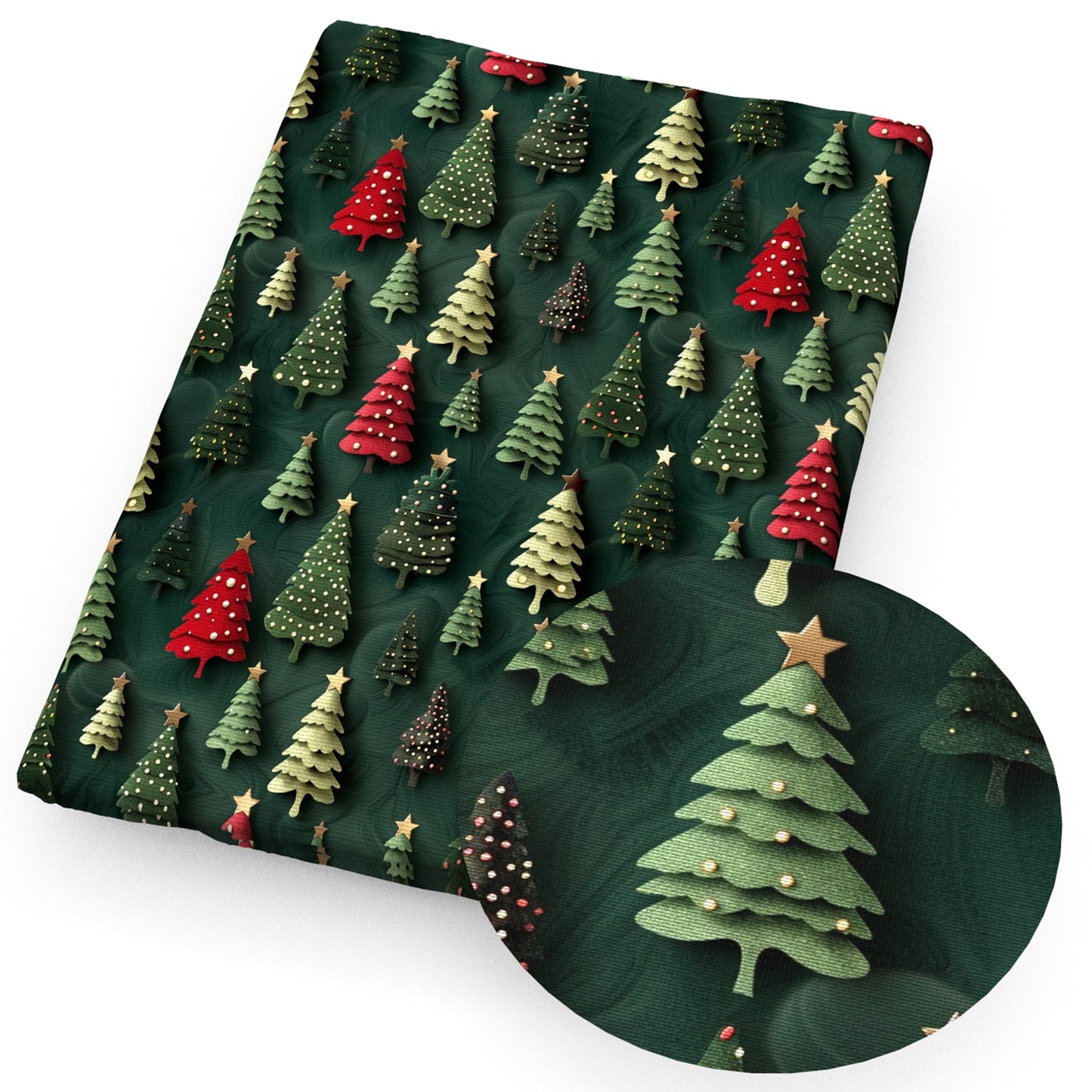 christmas day imitation embroidery series fabric