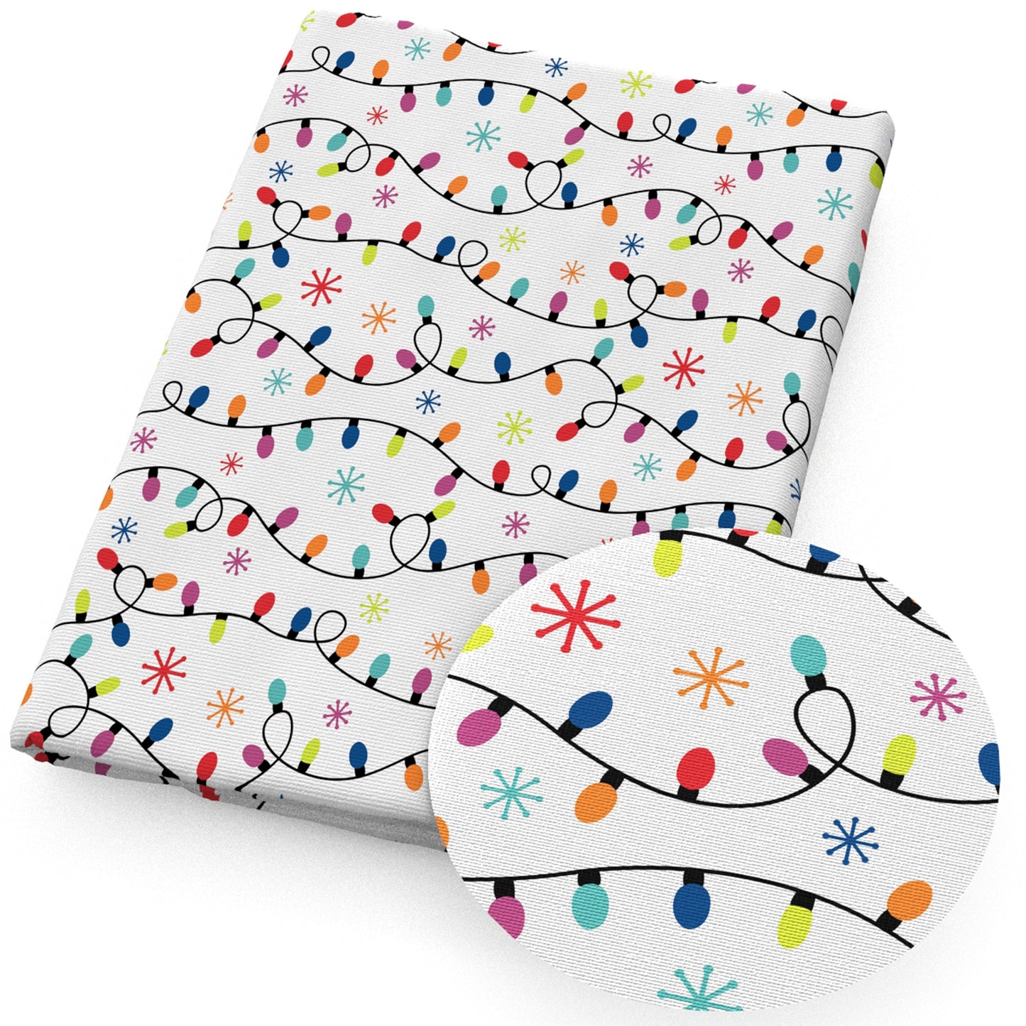 christmas day bulblight bulbs fabric