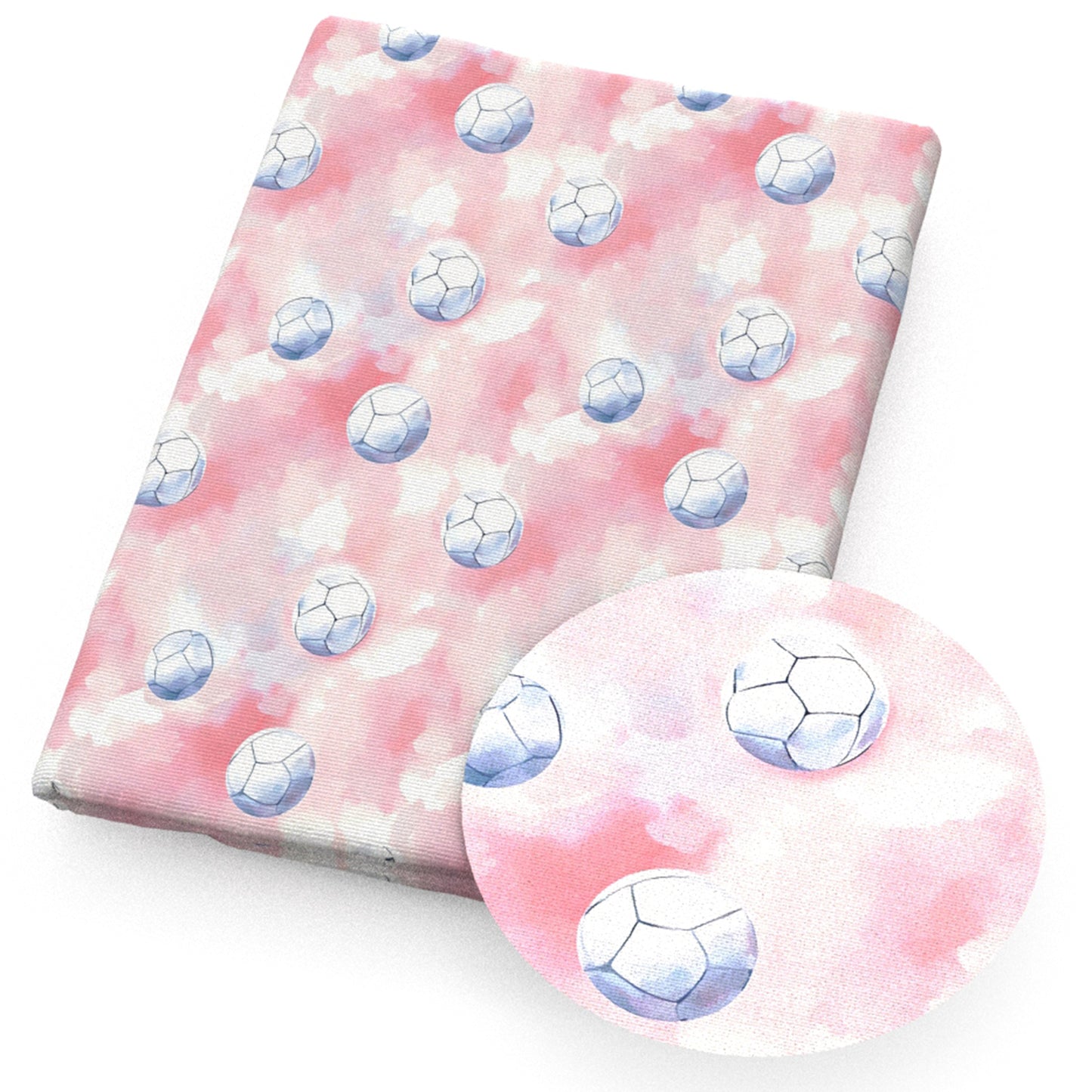 tie dye football soccer fabric