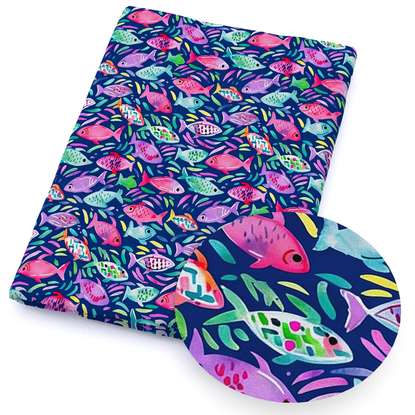 fish color series fabric