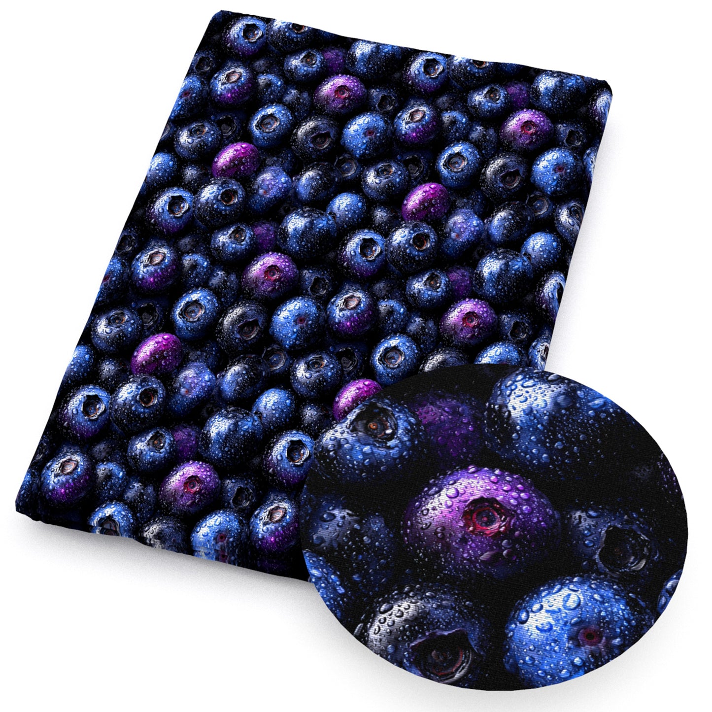 blueberry fruit fabric