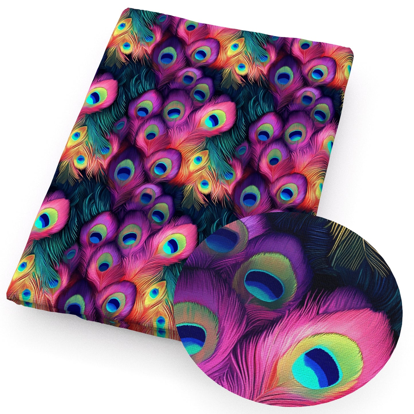 peacock pattern fabric