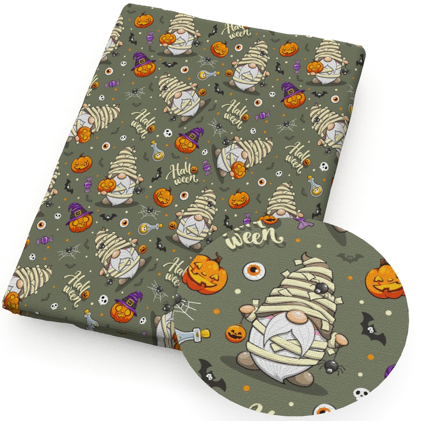 pumpkin candysweety bat spiderspider web skull ghost skeleton bones halloween fabric