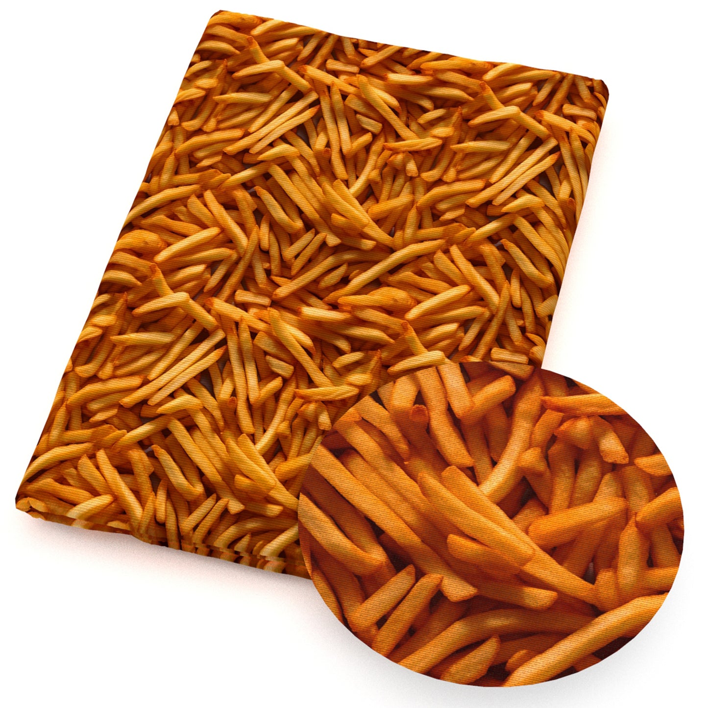 french fry simulated food fabric