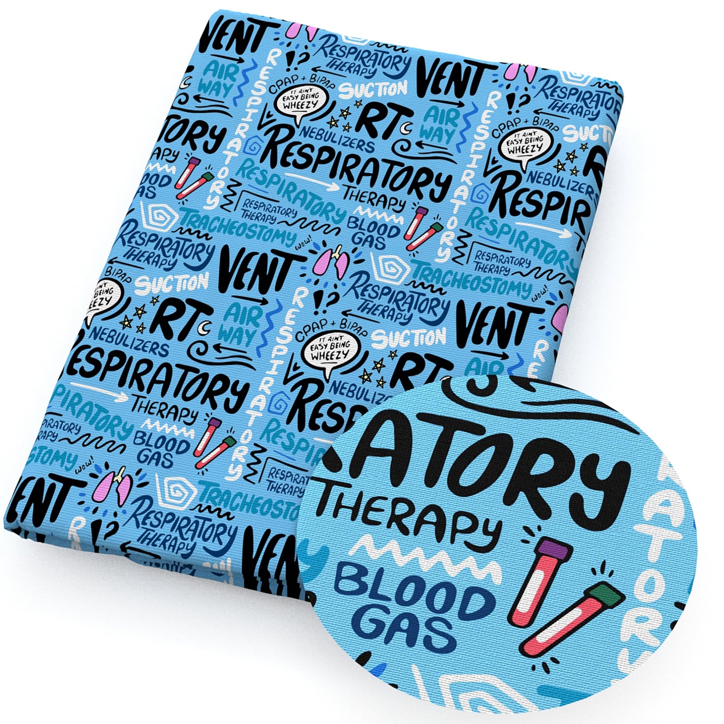 medical design theme fabric
