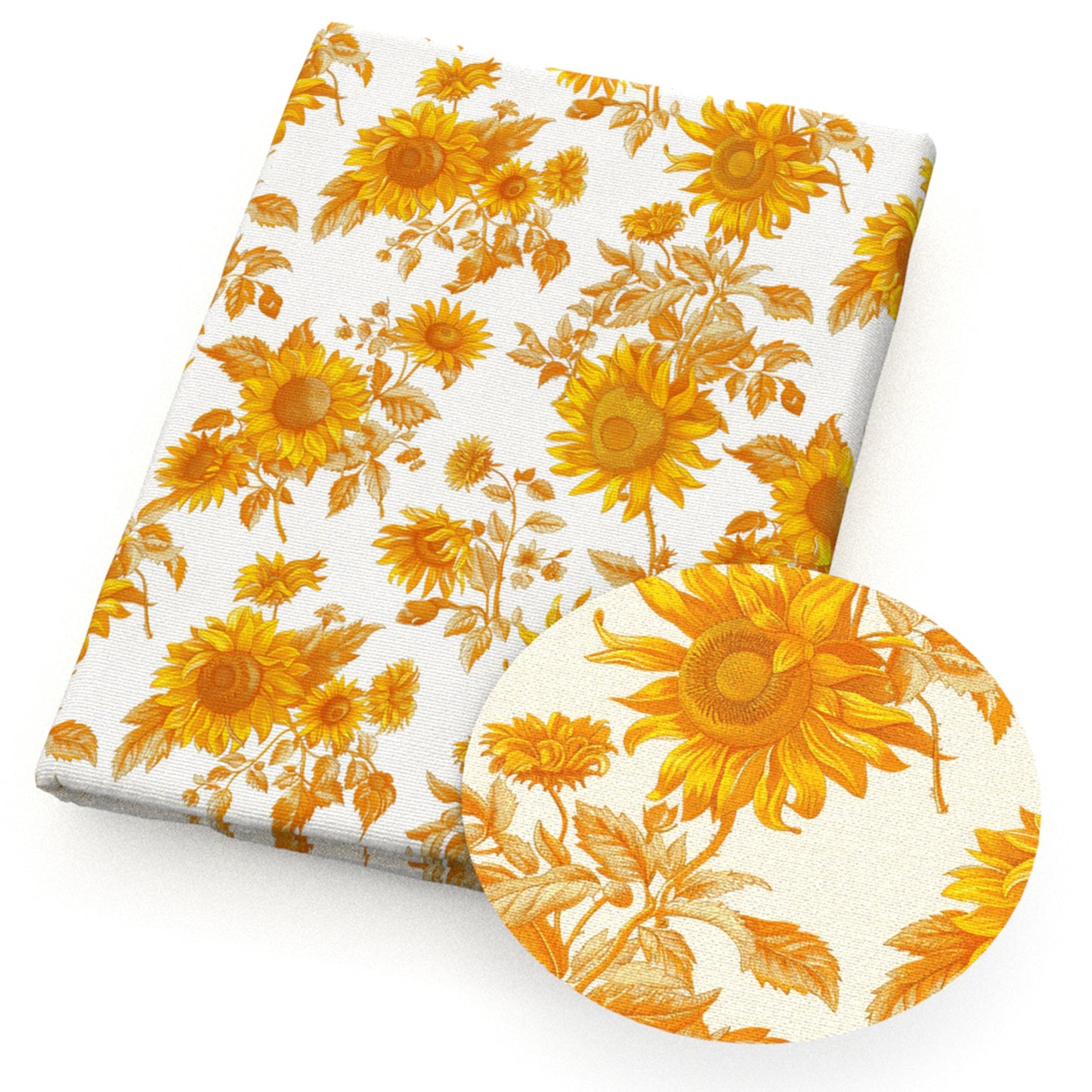 flowerfloral sunflower fabric