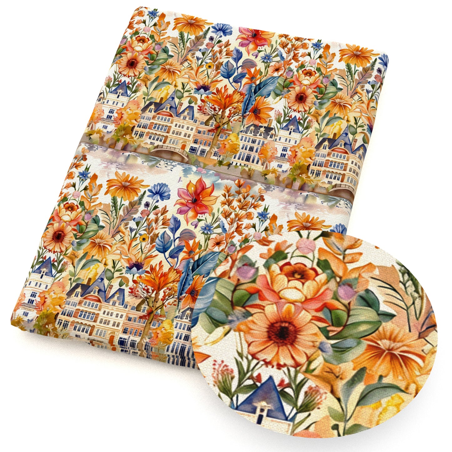 flowerfloral house sunflower fabric