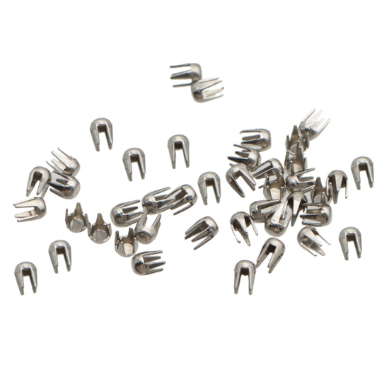 20Pcs/set Stainless Steel Machine Four Claw Nail For Four Claw Nails for Beading MachineJewelry Accessories