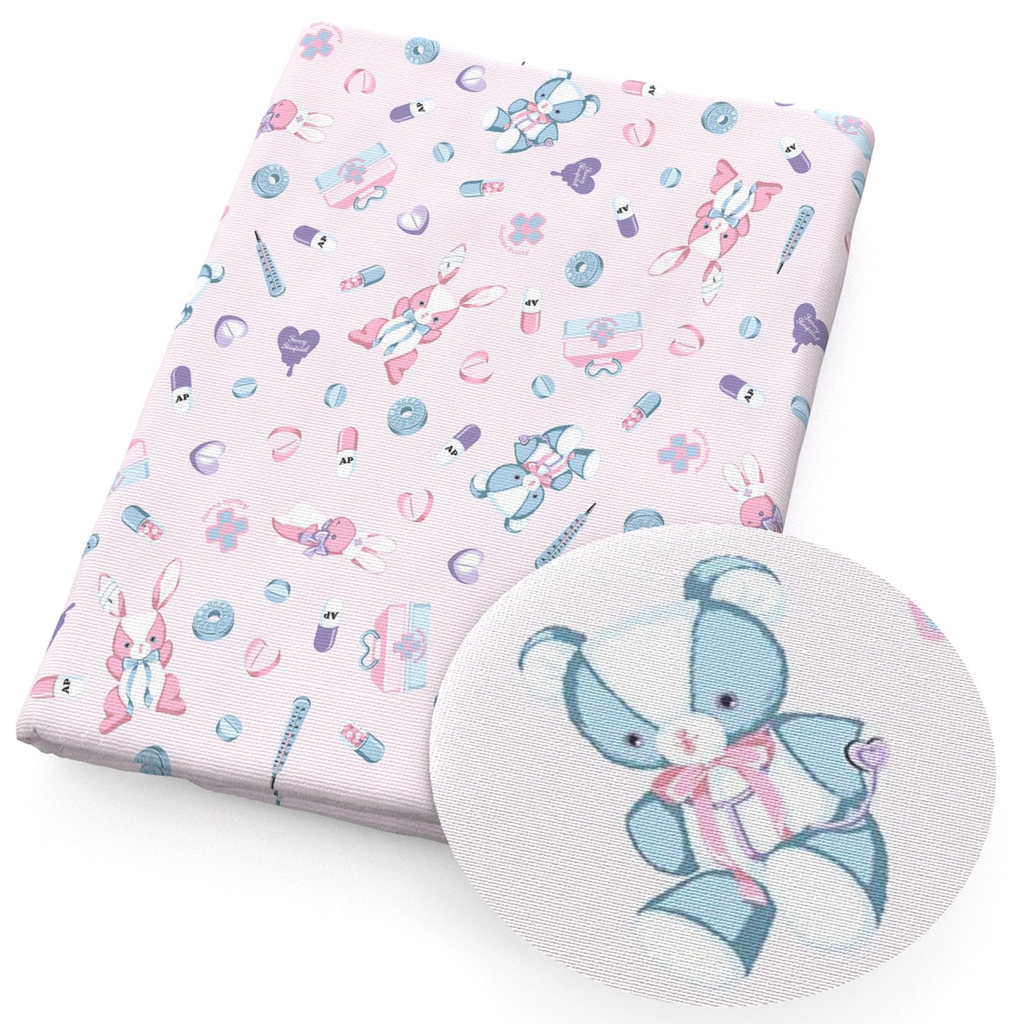 medical design theme fabric