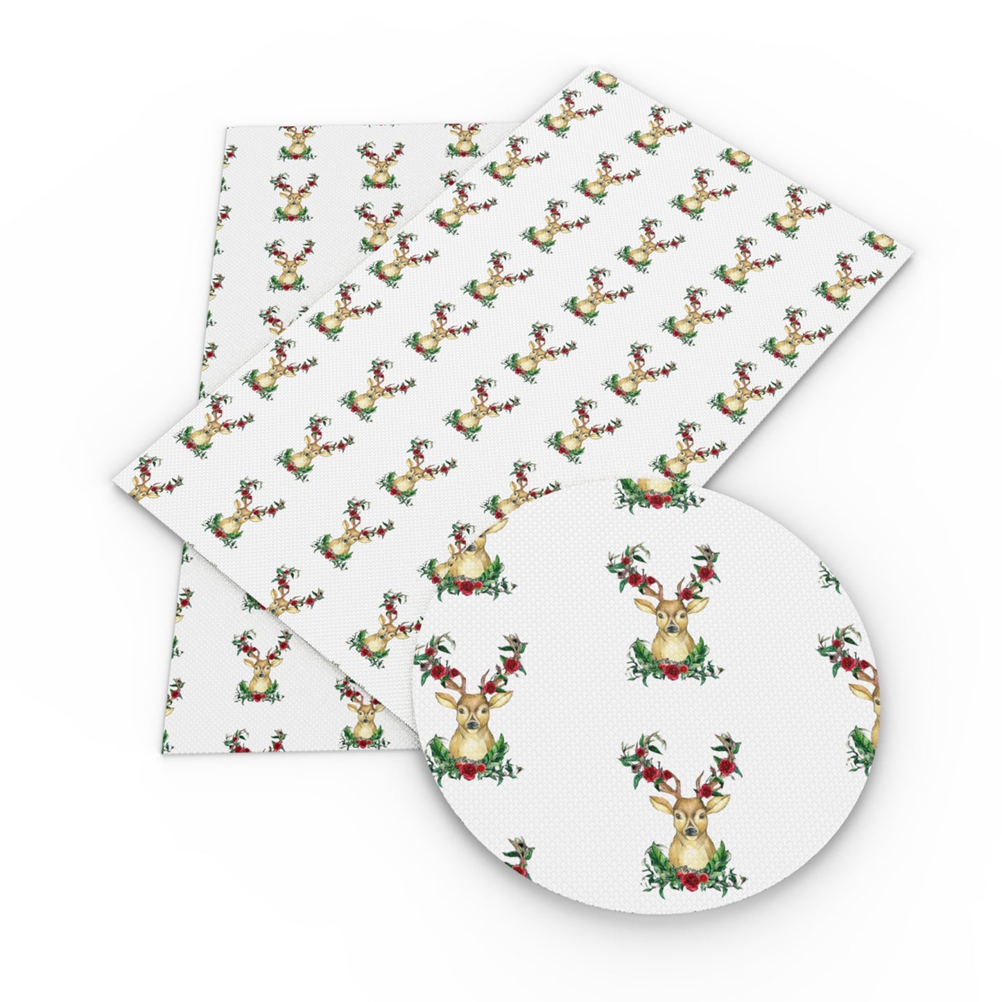reindeer christmas fabric