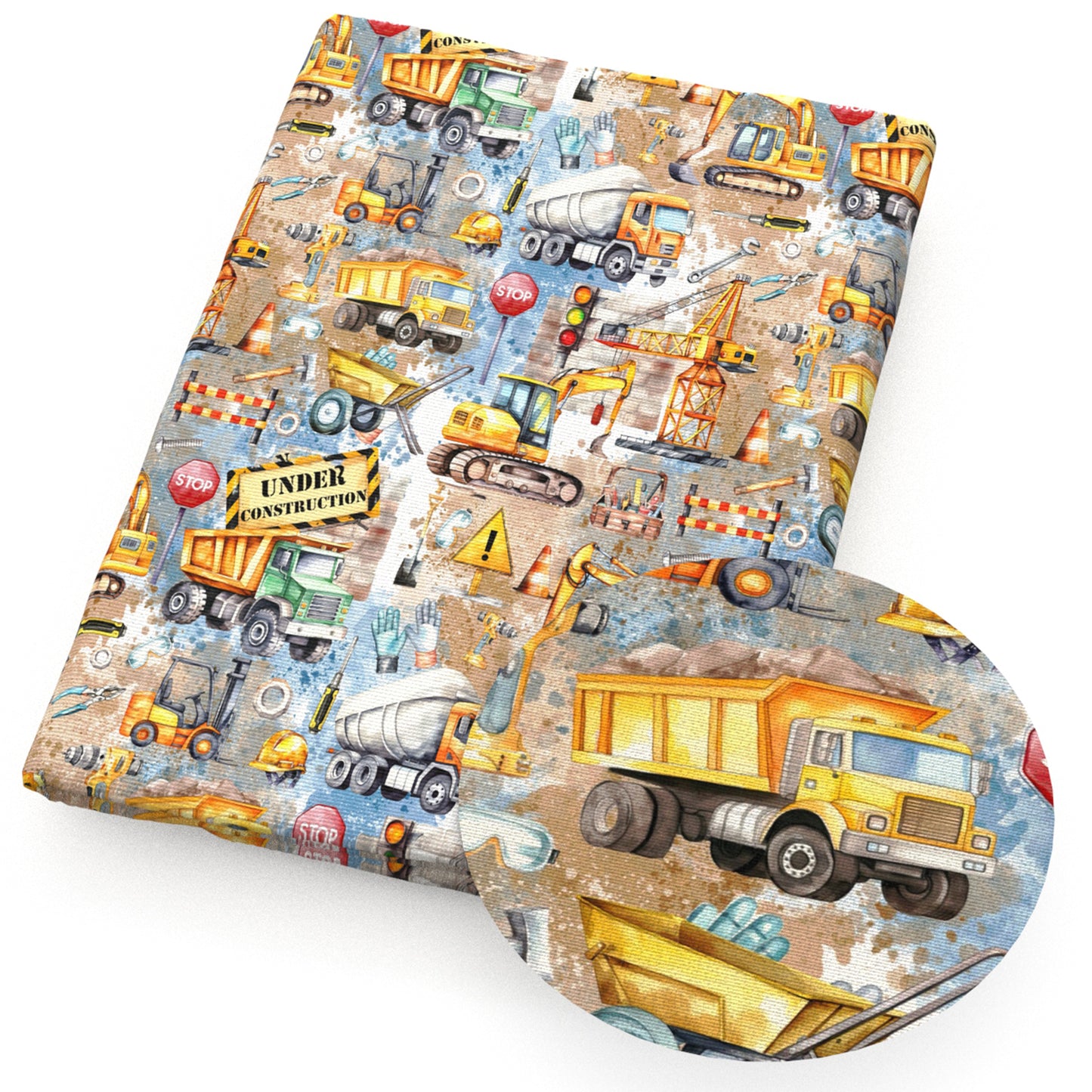 engineering construction vehicles household gadgets gloves paint splatter fabric