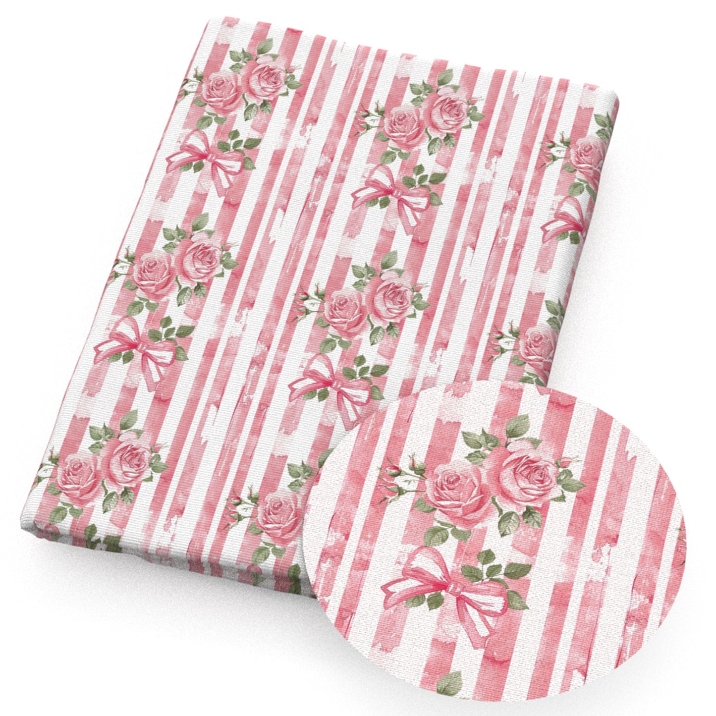 flowerfloral stripe pink series fabric