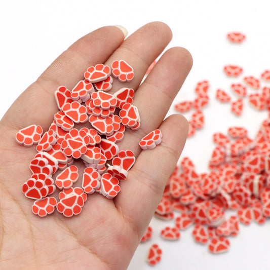 100pcs Cat Paw Nail Charms Polymer Clay - Glowing Nail Art Accessories for Women and Girls - Music Festival Nail Jewelry, Alcohol-Free, Perfect for Nail Art Supplies and DIY Nail Design