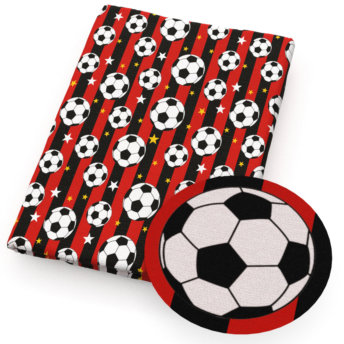 football soccer printed fabric