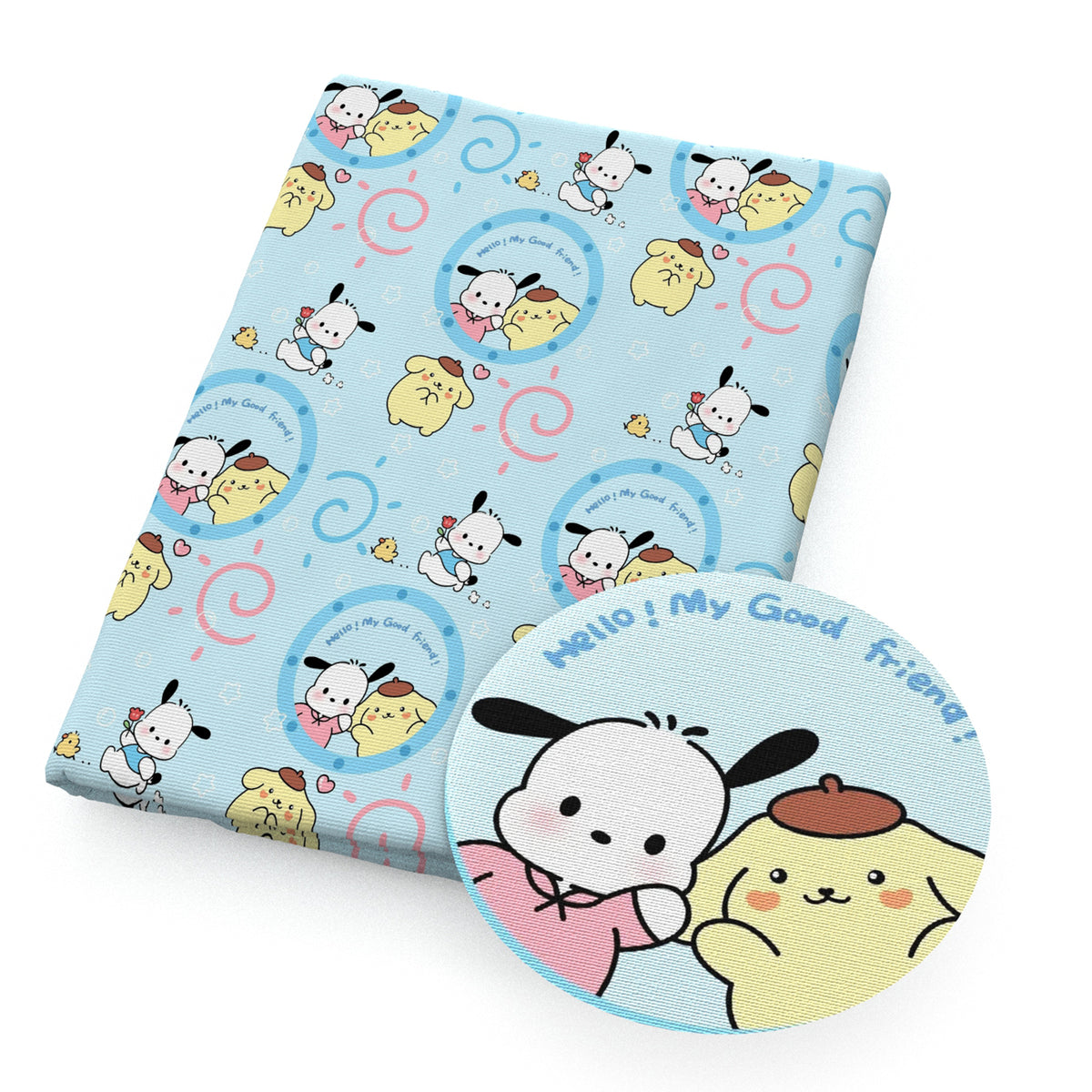 cartoon printed fabric