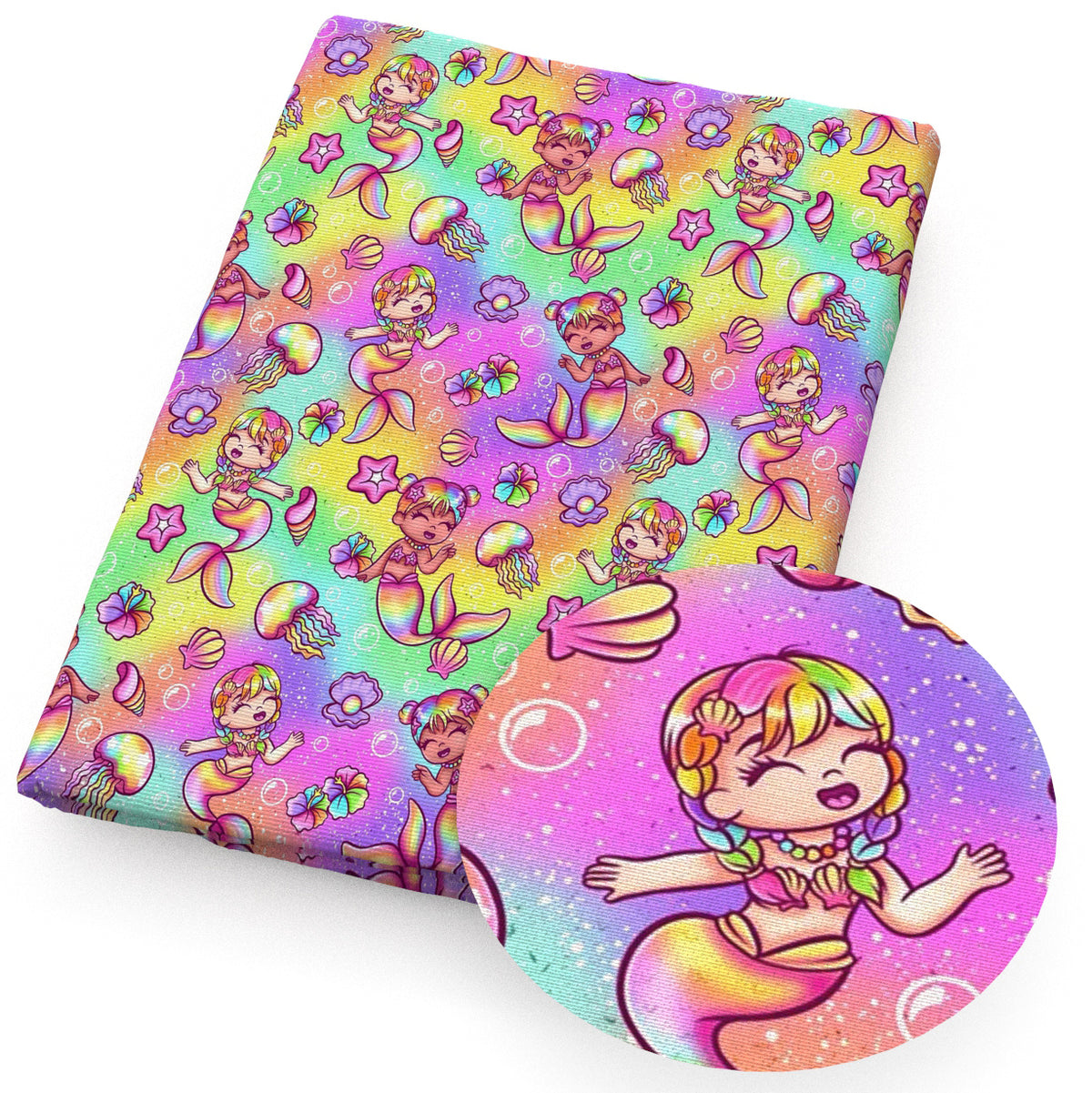rainbow color fabric