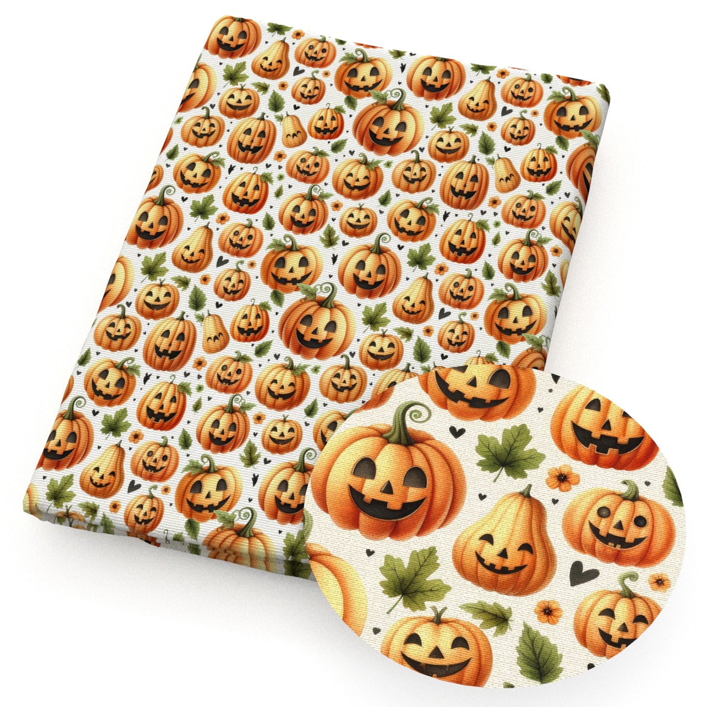 halloween pumpkin fabric