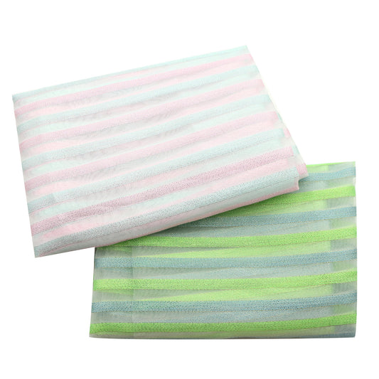 1Pc solid stripe Printed Premium Organza Fabric - 59x19.68inch(150x50cm) 100%polyester Pre-cut Fabric,Perfect for DIY Sewing,Bags,Party Decor, Tablecloths, Gift Wrapping,Cushions & Furniture Covers
