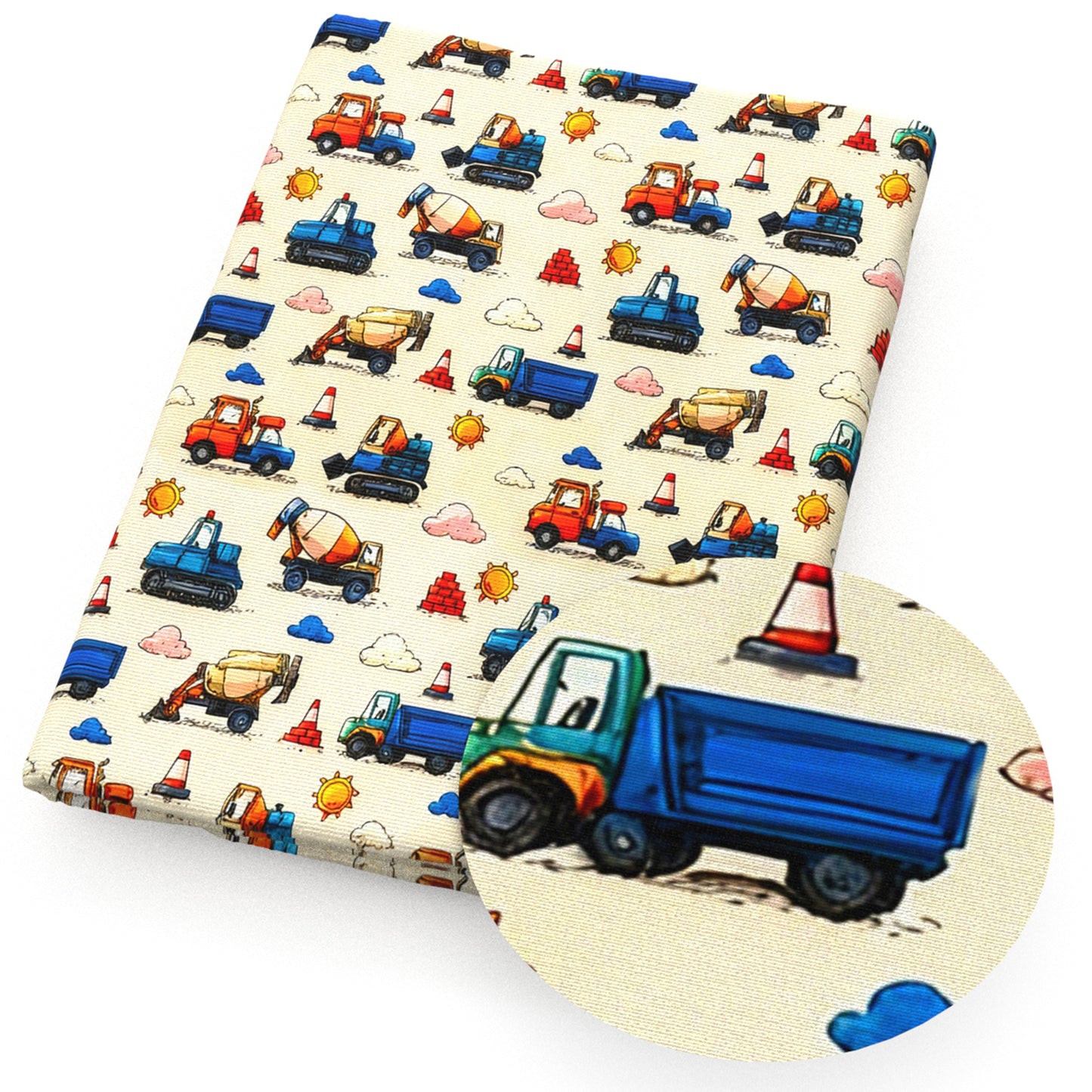 engineering construction vehicles cloud fabric