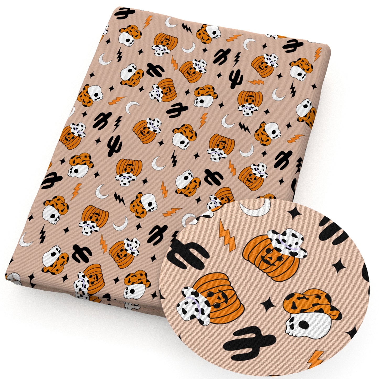 halloween pumpkin fabric
