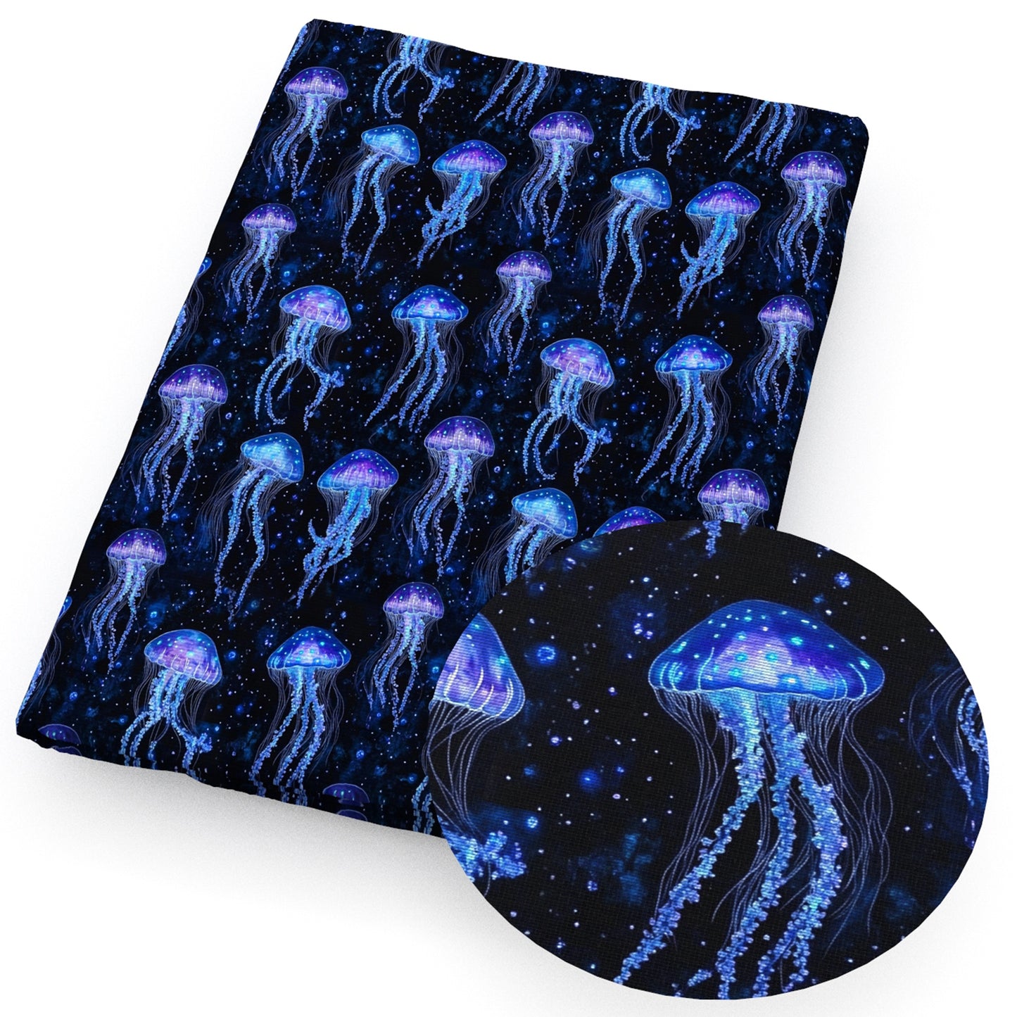 ocean series jellyfish fabric