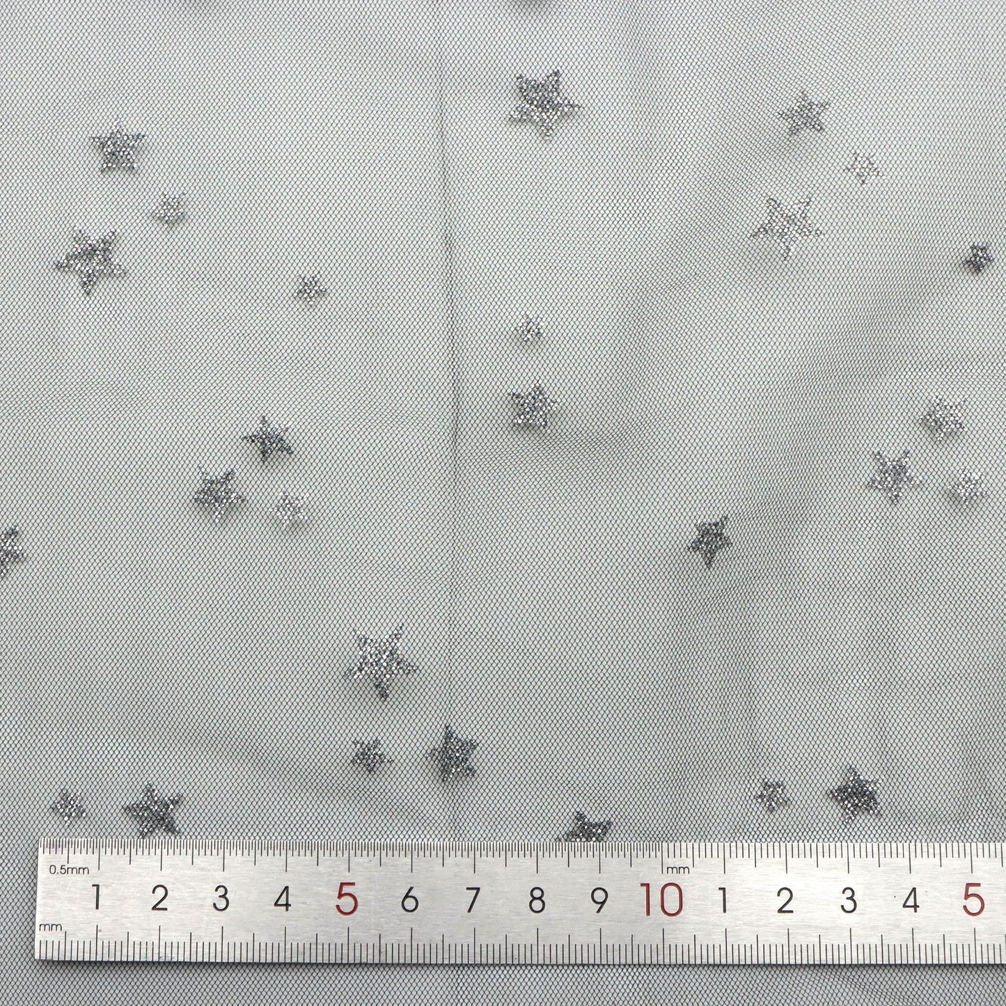 1pc ,Glitter Sparkling Star Hex Mesh Fabric, Elegant Geometric Pattern in Multicolor Sheer Tulle for DIY Crafts & Fashion Projects, Sewing, Bags, Party Decor, Tablecloths, Gift Wrapping, Hand Wash Only