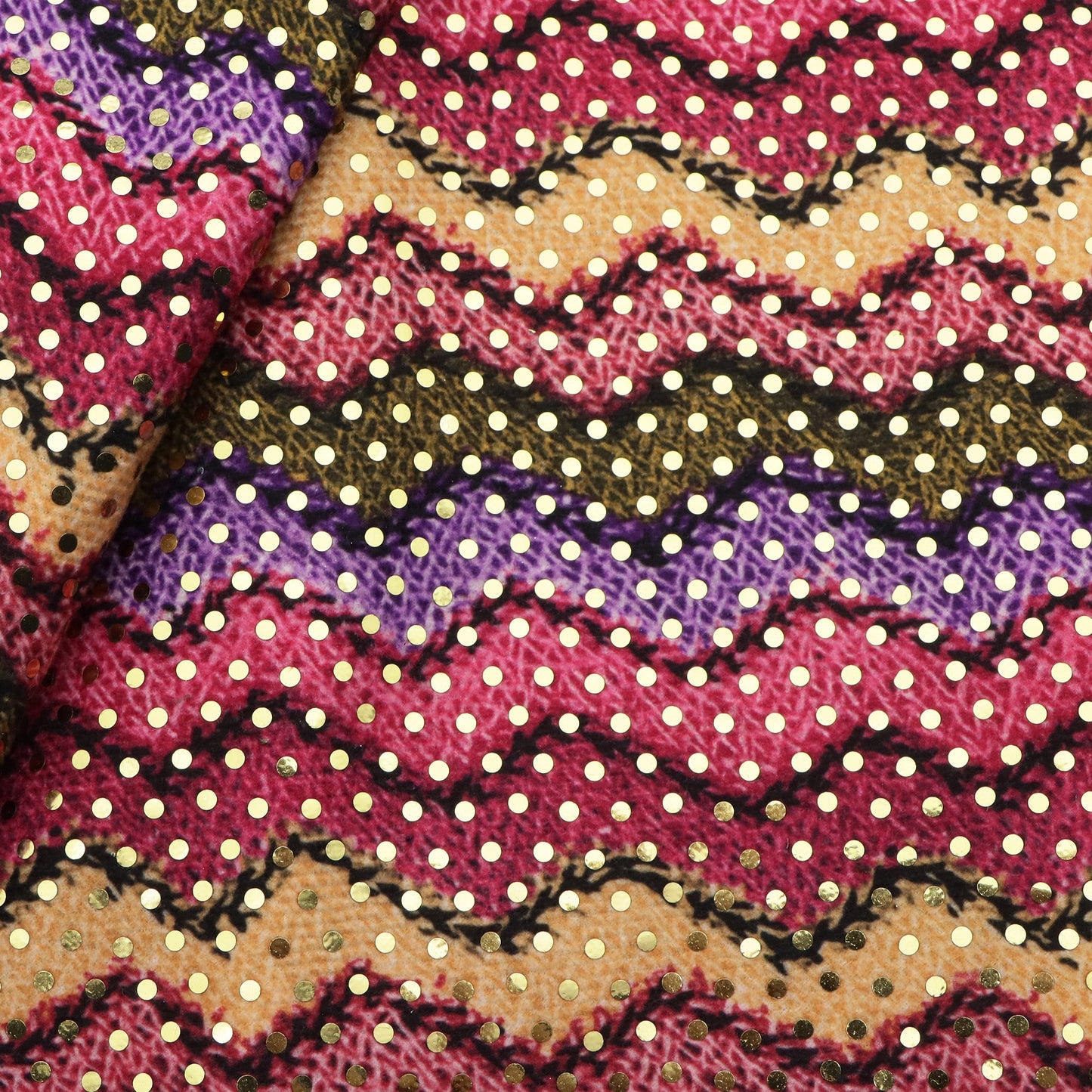 1pc wave Sequins Velvet Fabric - 59x19.68inch(150x50cm) 100%Polyester Material, High Density for DIY Crafts - Hand Wash Only Precut Fabric