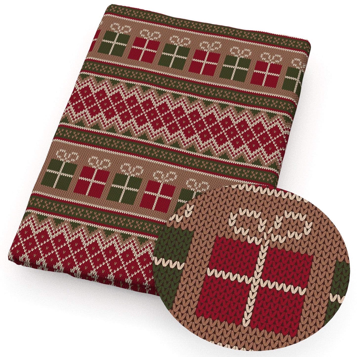 christmas day presentgift fabric
