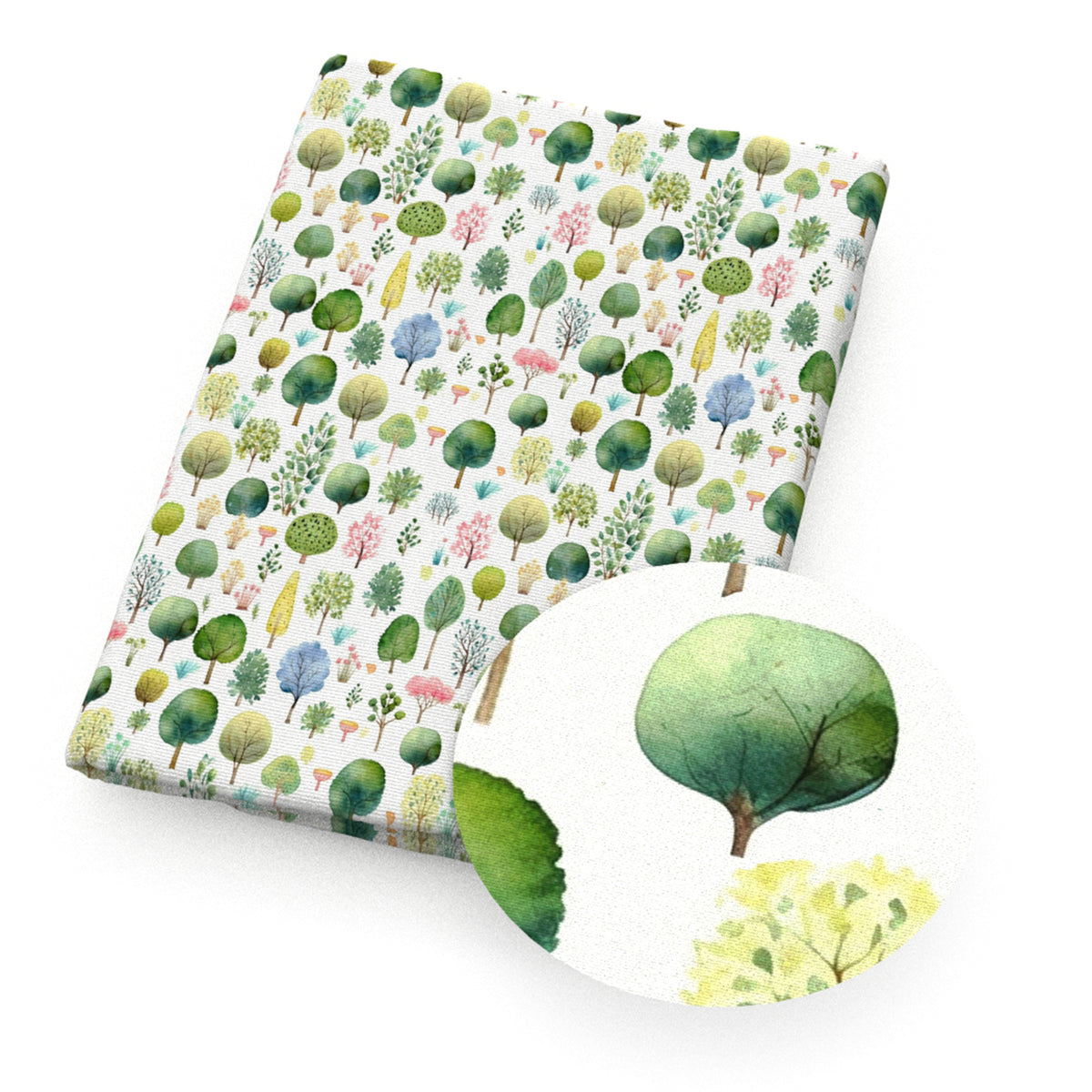 leaf leaves tree tie dye peach blossom fabric
