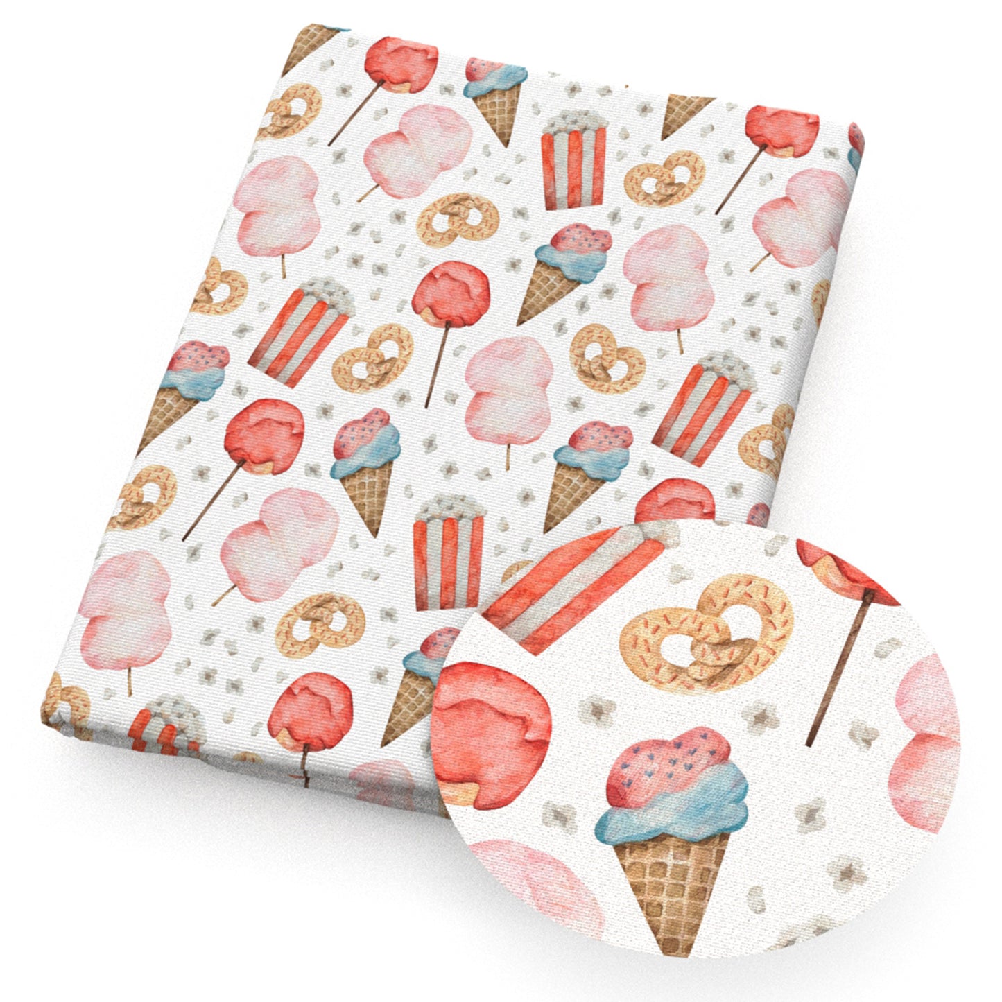 cake cupcake ice creampopsicle flowerfloral popcorn donuts cotton candy food fabric