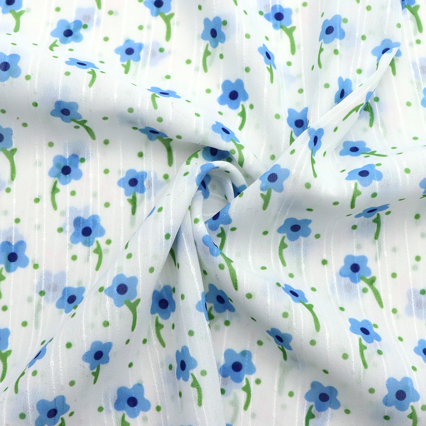 1pc Elegant Floral Print Organza Tulle Fabric, 58.26x19.69 inch - Precut Mesh Gauze with Intricate Flower Design, Perfect for Party Decorations, Craft Projects, Hair Ties, Quilting & Sewing, Diy Patchwork, Backdrop Fabric | Floral Pattern