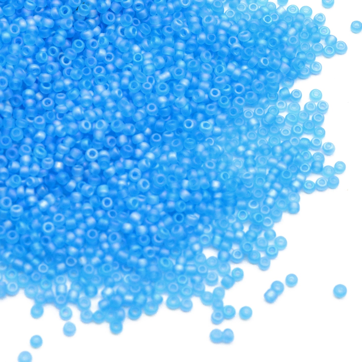 20g/0.7oz 2mm Miyuki Seed Beads Frosted Solid Color Loose Spacer Beads with Hole for Jewelry Making DIY Bracelet Necklace Chain Earrings Charm Bangle Decors Craft Accessories