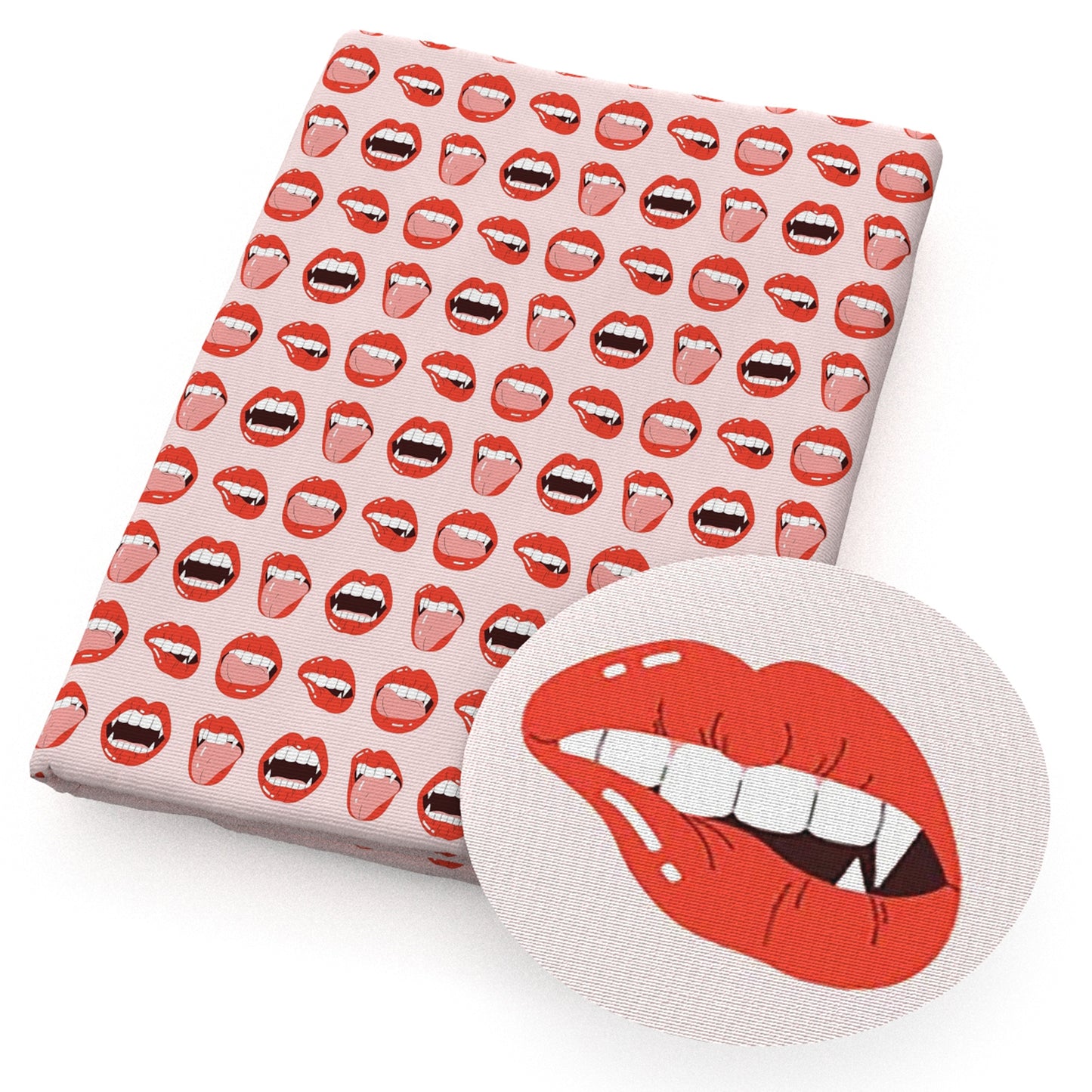 halloween lipsticklips tooth fabric