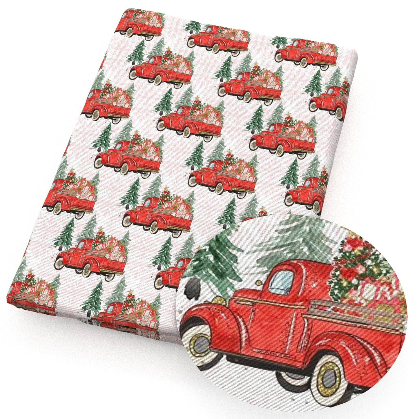 christmas day christmas tree car fabric