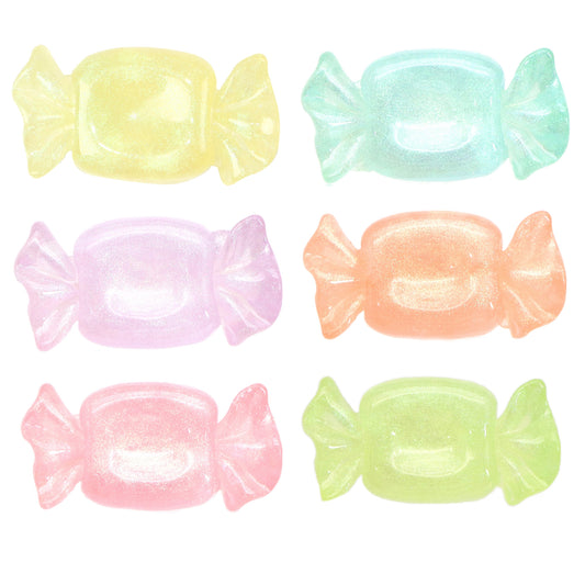 5Pcs Sweet Candy Resin Charms Vibrant Multicolor Flatback Cabochons for DIY Jewelry Making-Ideal for Necklaces, Bracelets & Earrings Charms Accessories